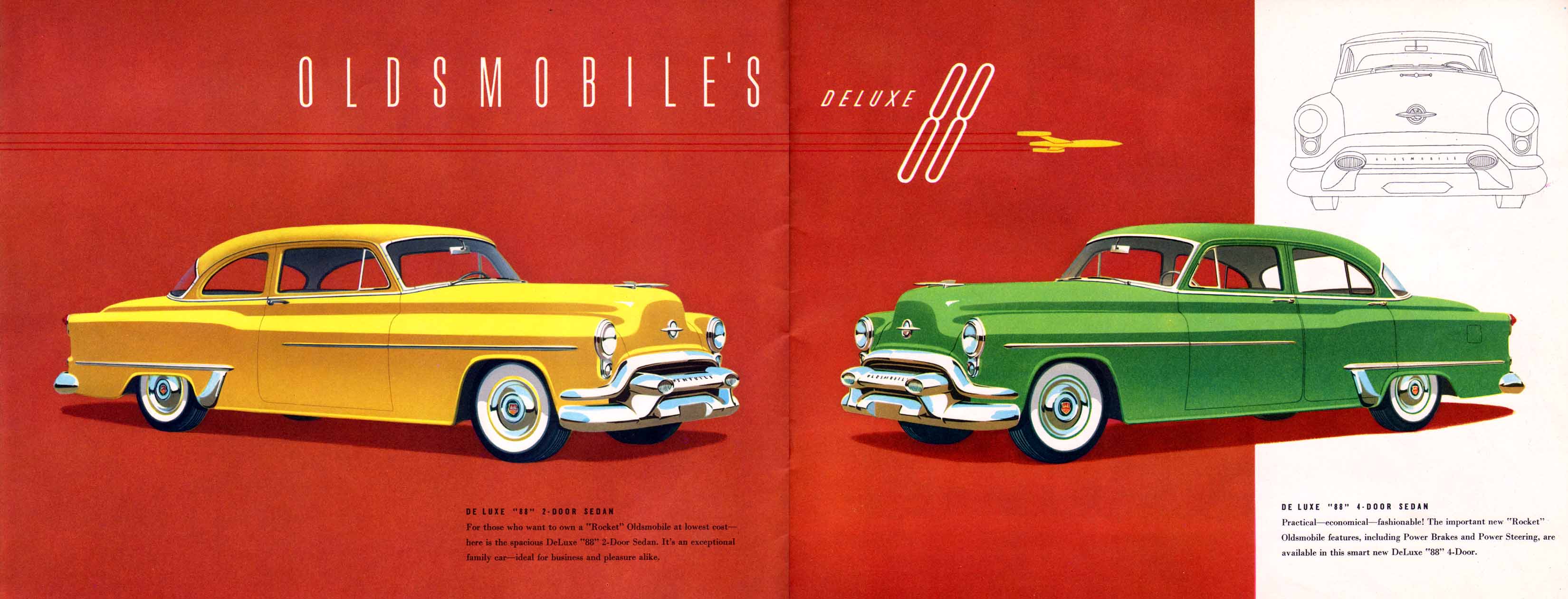 1953 Oldsmobile Motor Cars Brochure Page 14